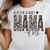 Glitter & Dirt Mama Of Both Shirt, Mother's Day Shirt, Gift For Mom, Cute Mama Tee, New Mom Shirt, Mom Life Shirt, Boy Mom Girl Mom Shir
