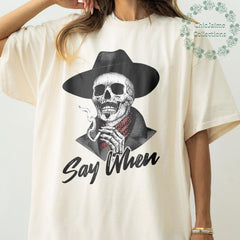 I'm Your Huckleberry Say When Shirt, Val Kilmer Doc Holliday Shirt, Vintage RIP Val Kilmer Unisex Tee, Cowboy Tee