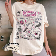Butcher & Blackbird Comfort Color T-Shirt, Book Series Shirt, Dark Romance Shirt, Scythe Sparrow Brynne Weaver Inspired Appare Tee
