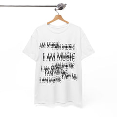 I Am Music Unisex Heavy Cotton Tee, Music Lover Gift, Musician Shirt, Band Merchandise, PlayBoi Carti, Rap, New, Fashion