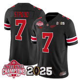 O.S Buckeyes #7 C.J.Stroud 2025 National Champions Patch Limited Jersey