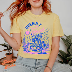 Retro Boho Comfort Colors Shirt - This Ain't Texas a Desert Cowgirl Shirt - Funny Retro Boho Tee & Sweatshirt #261