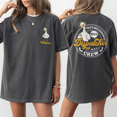 What Your Emergency Shirt, Personalized Silly Goose Dispatcher Gift, 911 Dispatcher Crew Shirt, Custom Emergency Dispatcher Sweatshirt