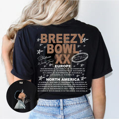 Chris Brown Breezy Bowl XX Tour 2025 T-Shirt, Chris Brown 2025 Concert, Chris Brown Fan Gift, Chris Brown Merch, Chris Brown Graphic Shirt