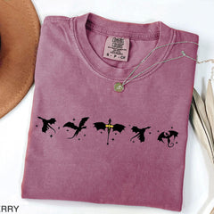 Fourth Wing Shirt, Basgiath War College Shirt, Violet Sorrengail, Bookish Shirt 8LM8O