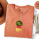 Lando Norris Racing Helmet Winnie The Pooh Shirt, Funny F1 Fan Crewneck, Cartoon Racer Top, Motorsport Gift, Comfort Colors Unisex Shirt