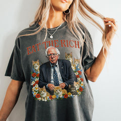Bernie Sanders, Fight Oligarchy Tour Shirt, Resist Shirt, Protest Shirt, Eat The Rich, Fuck Trump, Anti Trump, Bernie Sanders Shirt, FDT