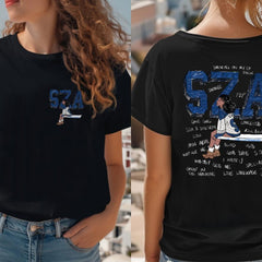 SZA Album Cover, SZA Merch, SZA Aesthetic Tee, Music Fans Shirt, Gift for Fans, Sza Sos Album Shirt, Sza Good Days Classic Retro Sweatshirt