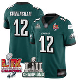 P.Eagles #12 Randall Cunningham LII-LIX Super Bowl Champions Vapor Limited Jersey