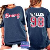 Wallen Braves 98 Comfort Colors Tee: Country Concert Outfit'4300361344