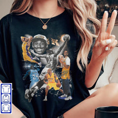 Kobe Bryant 90s Vintage Bootleg Style Basketball T-Shirt, Kobe Bryant Basketball T-Shirt, Kobe Bryant 90S Vintage Bootleg Gift Fan