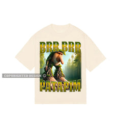 Brr Brr Patamin Italian Brainrot unisex T-shirt, Italian Brainrot Shirt, Brainrot vintage bootleg shirt, Unhinged Clothes, Weird Tee