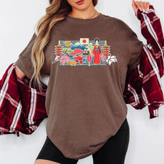 Comfort Colors� Japanese Culture T-Shirt � Geisha & Traditional Icons Graphic Tee � Unisex Travel Gift
