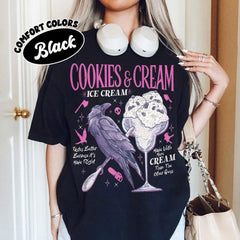 Butcher  Blackbird Dark Romance  Comfort Colors Shirt, Cookie & Cream Ice Cream T Shirt, Brynne Inspired Book Shirt, Gift For Book Lover