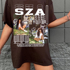 SZA - CTRL Merch Aesthetic tee shirt, Vintage shirt, Booleg tshirt SZA.