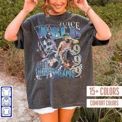 Juice WRLD 999 Galaxy Shirt, Rap Graphic Tee, Hip-Hop Music Fan Gift, Unisex Streetwear T-Shirt