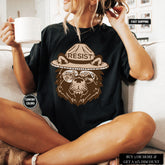 Smokey Bear Resist TShirt - Smokey The Bear Shirt Women - National Park Shirt oversized - Resistance Shirt Women - Environmental T-Shirts