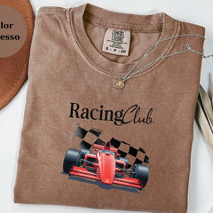 Racing Club F1 Car T-Shirt � Race Fan Tee � Motorsport Driver Gift � Formula Racing Shirt