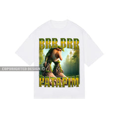 Brr Brr Patamin Italian Brainrot unisex T-shirt, Italian Brainrot Shirt, Brainrot vintage bootleg shirt, Unhinged Clothes, Weird Tee