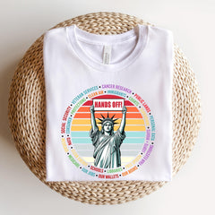 Hands Off Protest Shirt, Political Activism Tee, Environmental Rights T-Shirt, Save Public Lands, Medicare, Social Security, Free Speech