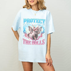 Protect The Dolls Shirt, Feminist Gender Equality Shirt, Subtle Leftist Protect Trans Folks Pride Tee, Human Rights Trans Rights Statement