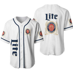 Miller Lite Baseball Jersey, Miller Lite Button Shirt, Miller Lite Shirt - Shirt King