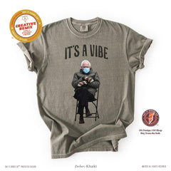 Bernie Sanders Its a Vibe t-shirt, Meme Tee, Leftist Political Tee, Coachella Speech 2025, Funny Comfort Colors Shirt, Gift for Bernie Fans