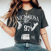 Nick Bosa Vintage Comfort Color Shirt, Nick Bosa Retro Rap Tee, Game Day Shirt, Football Shirt'4419557157