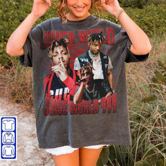 Juice Wrld Music Shirt, 90S Vintage juice world 999 Juice Wrld Music Bootleg Graphic Tour, Graphic Tee, Sweatshirt
