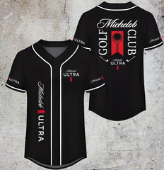 Michelob Ultra Golf Club Shirt Bb Jersey - M08 - Fashion Varieties - Every Size Available - Timeless Treasures - Unisex Fashion Choices - Pick Your Shade