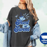 Coffee Short and Sweet Album Shirt, Concert Tour 2025 Shirt, Gift For Girlfriends, Please Please Please Please Please Women Shirt