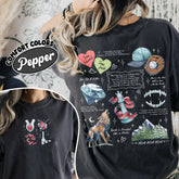 Twilight Inspired Comfort Colors Shirt, Vampire Wolf Romance Shirt, Twilight Saga Fan Apparel, Edward Bella Fan Merch, Gift for Book Lover