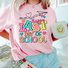 Happy Last Day Of School T-shirt, Last Day Of School Shirt, Teacher Shirt, Teacher Shirts Last Day Of School, Teacher Off Duty Gift Shirt