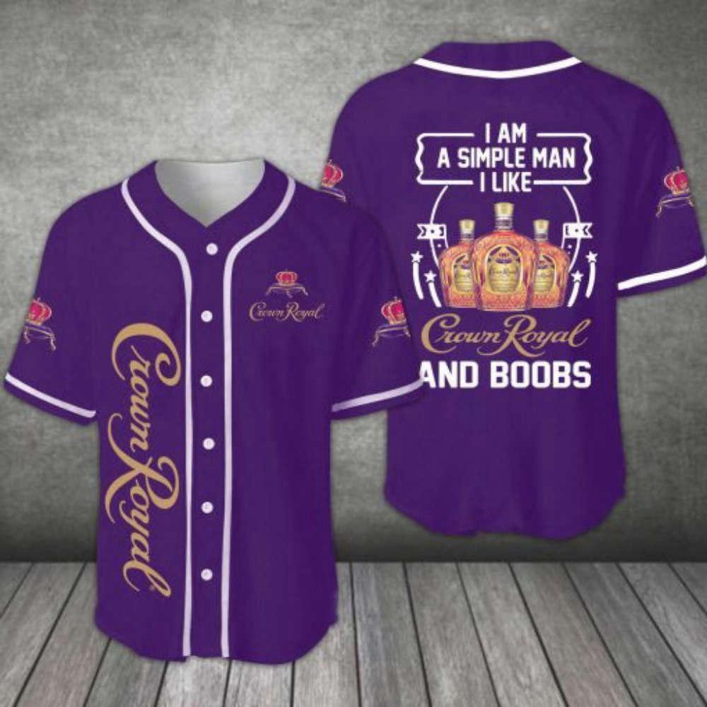 Crown Royal Whiskey 5k557 Baseball Jersey, Gift For Him, Gift For Her - Shirt King