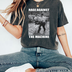 Bernie Sanders,Fight Oligarchy Tour Shirt, Political Activism T-Shirt,1963 Arrest Photo, Rage Against The Machine, Resistance Tee,Anti Trump