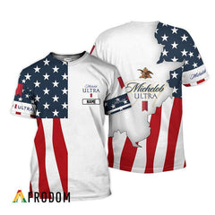 Michelob ULTRA USA Flag All In One V4 - Shirt King