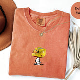 Lewis Hamilton Racing Helmet Snoopy Shirt, Funny F1 Fan Crewneck, Cartoon Racer Top, Motorsport Gift, Comfort Colors Unisex Shirt