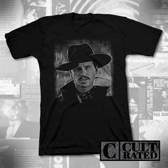 val kilmer - tombstone tshirt - doc holliday tshirt  - soft style tshirt - hand printed - cult classic RIP