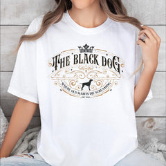 The Black Dog Old Habits Die Screaming T-shirt, The Black Dog Comfort Colors Shirt, Black Dog T-shirt