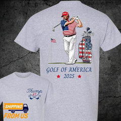 2025 Golf Of America Shirt, Funny Fathers Day Shirt, Gift for Dad Who Golfs, Trump Golf Shirt, Gulf Of America Shirt, Gift For Dad