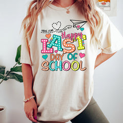 Happy Last Day Of School T-shirt, Last Day Of School Shirt, Teacher Shirt, Teacher Shirts Last Day Of School, Teacher Off Duty Gift Shirt