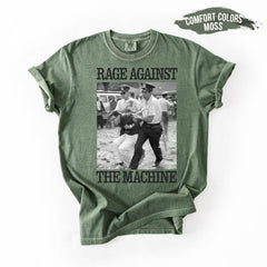 Bernie Sanders Fight Oligarchy Tour Shirt, Political Activism Shirt, 1963 Arrest Photo, Rage Against The Machine, Resistance Tee, Anti Trump