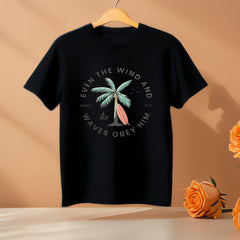 Christian Bible Verse shirt Beachy Backprint Comfort Colors Tee Trendy Oversized TShirt Unisex Tee Teen Baptism Gift Ocean Inspired Style