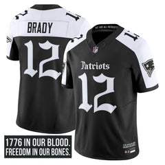 N.E Patriots #12 Tom Brady ‘Gothic Revolution Edition’ Limited Jersey