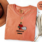 Charles Leclerc,Charles in Charge F1 T-Shirt Formula 1 Celebration Tee for Racing Fans,