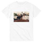 White Lotus T-Shirt Sam Rockwell & Walton Goggins Boat Scene | Unofficial White Lotus Merch Tee
