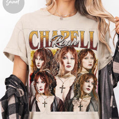 Chappell Roan Midwest Princess Shirt, Chapell Roan Fan gift, Sapphic Music Concert Tee, Character Graphic Tee, Homage Music Retro Tee