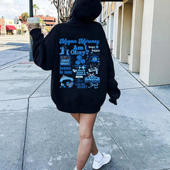 MM Am I Okay Pullover Hoodie Concert Tour Shirt Fan Crewneck Sweatshirt Album Song Tracklist Art Tee Merch Gifts for Her Gift For Daughter