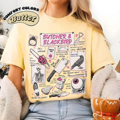 Butcher & Blackbird Comfort Color T-Shirt, Book Series Shirt, Dark Romance Shirt, Scythe Sparrow Brynne Weaver Inspired Appare Tee