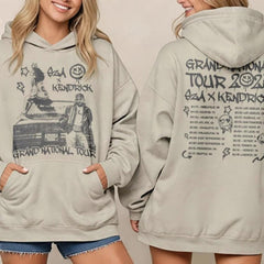 Kendrick & Sza Grand National Tour Shirt, Concert Shirt, Kendrick Luther Shirt, Sza Shirt, Tour Shirt, Hip Hop Hoodie, Gnx Shirt, SZA Hoodie